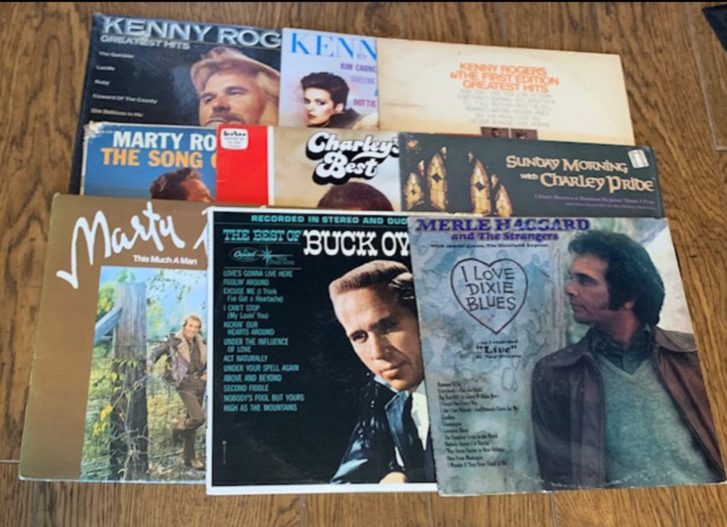 COUNTRY COLLECTION # 1 ( 9 albums ) Lot # 31