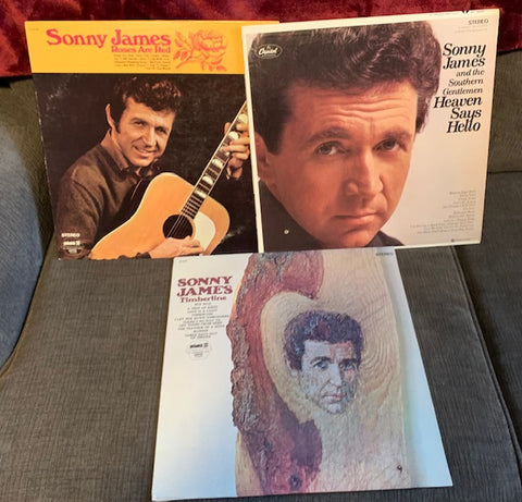 3 Sonny James Albums - Lot # 36 - One Low Price !