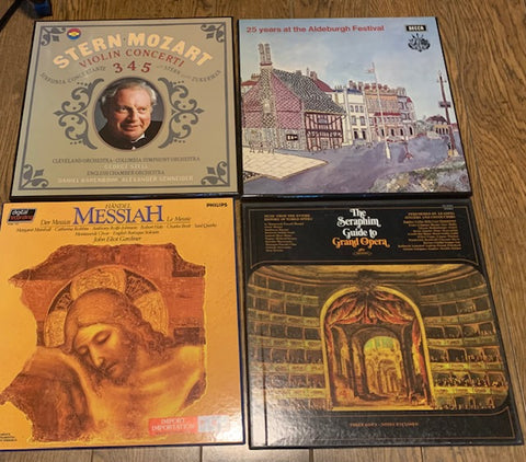 4 Classical Music Quality Box Sets -all are Near Mint - Lot # 45