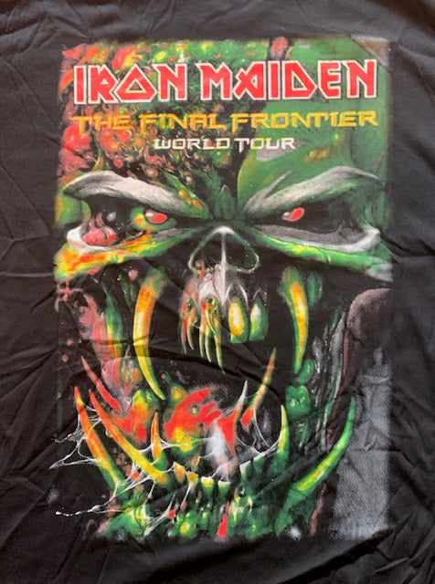 Iron Maiden- Final Frontier World Tour 2010  Black T Shirt