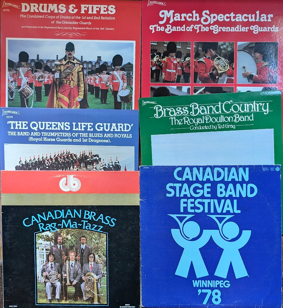 Military Band Music Lot + - 6 Albums - One Price! - Near Mint Vinyl