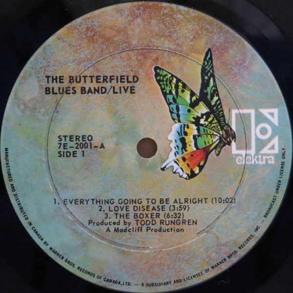 The Butterfield Blues Band – Live - 2 lps - 1970- Blues Chicago Blues (Vinyl)