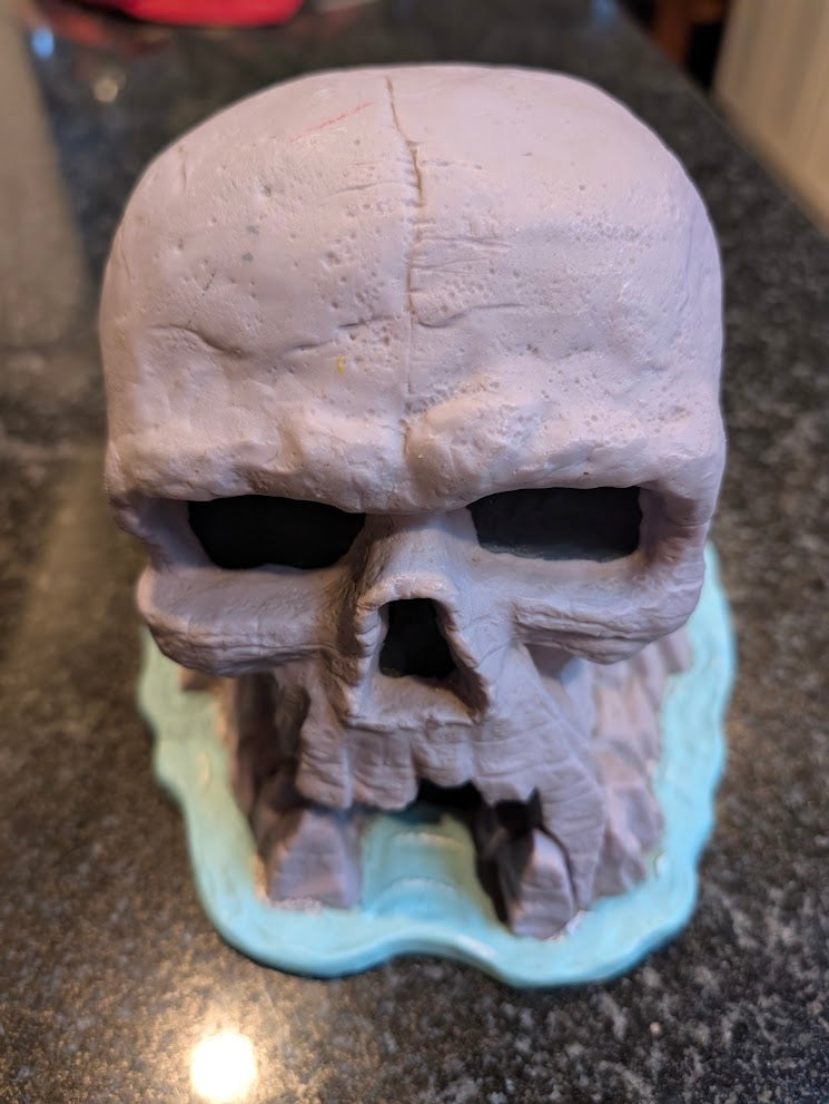 Vintage RARE Peter Pan Disney Skull Rock Island Piggy Bank