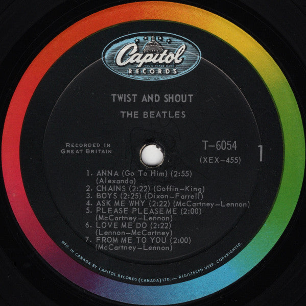 Beatles ,The - Twist and Shout - Canada Capitol 6000 Series