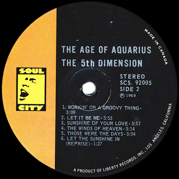 5th Dimension – The Age Of Aquarius -1969- funk / soul (Clearance Vinyl)