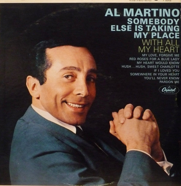 Al Martino – Somebody Else Is Taking My Place -1965 - Jazz , Easy Listening (vinyl)
