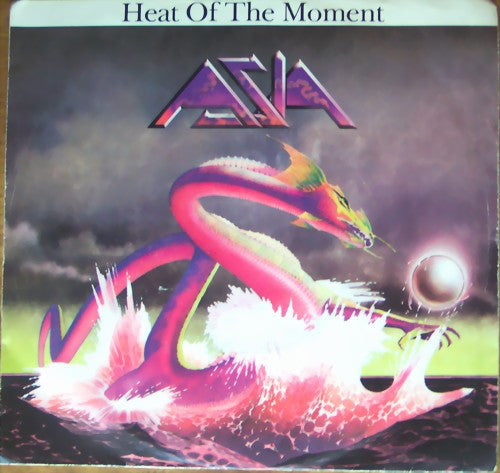 Asia – Heat Of The Moment -1982- Prog Rock -Vinyl, 7", Single