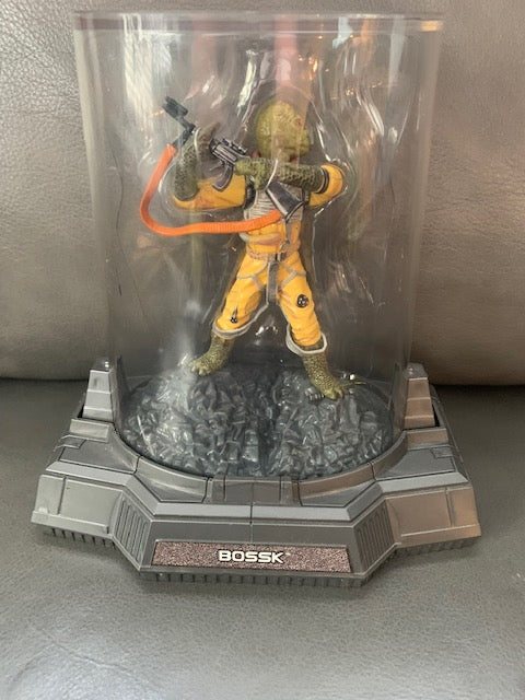 STAR WARS TITANIUM SERIES DIE-CAST *BOSSK* FIGURE WITH DISPLAY CASE