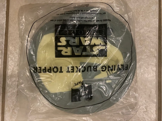 1999 Star Wars Episode 1 Phantom menace, KFC Flying Bucket Topper, Battle Droid Sealed