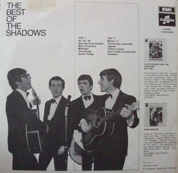 The Shadows – The Best Of The Shadows -1970- Rock, Pop ,Vocal ( Holland Import Vinyl)