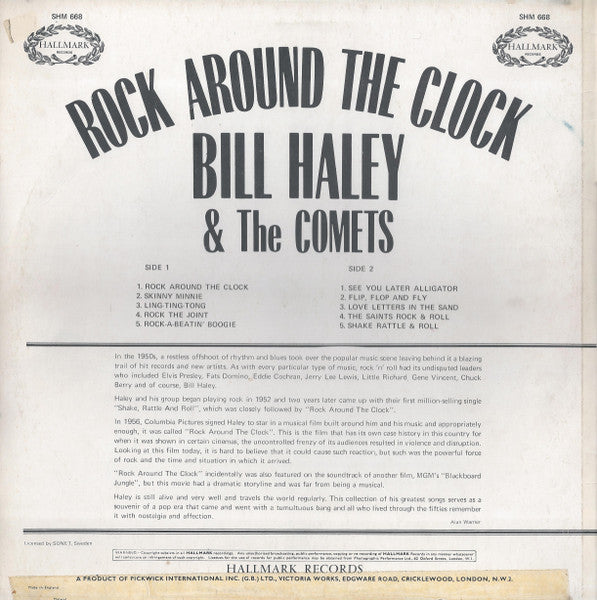 Bill Haley & The Comets – Rock Around The Clock - 1968- Rock & Roll (U.K. Import Vinyl)