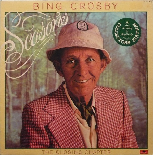 Bing Crosby – Seasons - 1977--Big Band, Easy Listening , Jazz (vinyl)
