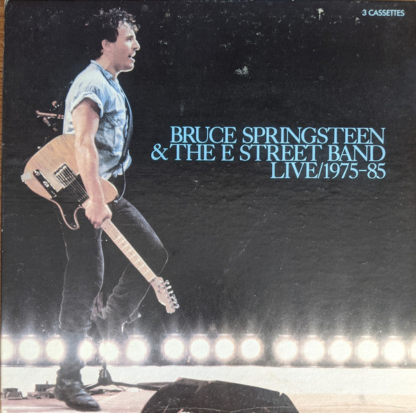 Bruce Springsteen & The E-Street Band – Live / 1975-85 - 1986-Soft Rock, Pop Rock, Classic Rock (3 CASSETTE SET)