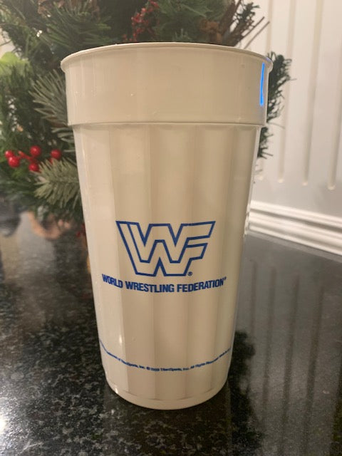 Vintage 1989 WWF "Brutus The Barber Beefcake " Drinking Glass TITAN SPORTS Rare