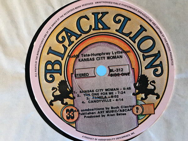 Buddy Tate / Humphrey Lyttelton – Kansas City Woman -1975 jazz ( Clearance Vinyl). NO COVER