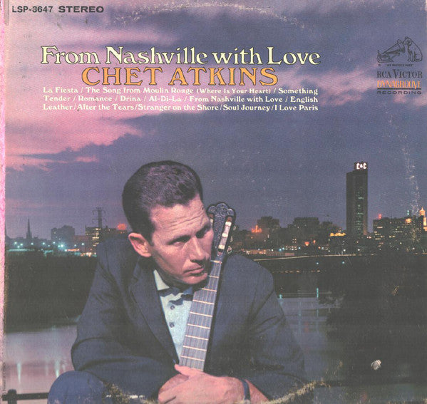 Chet Atkins – From Nashville With Love - 1966- Folk, Country (vinyl)