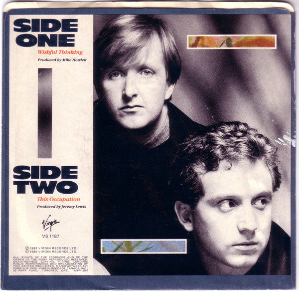 China Crisis – Wishful Thinking - 1983 synth Pop Vinyl, (7", 45 RPM, Single, Red Vinyl )