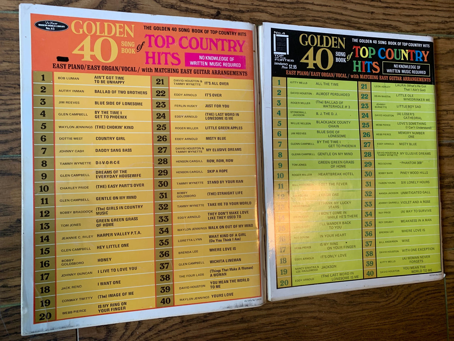 2 Top Country Hits magazines - 1967, 1968 # 4 & # 83