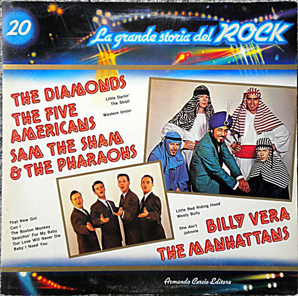 Diamonds, The / The Five Americans / Sam The Sham & The Pharaohs / Billy Vera / The Manhattans -1981 - Classic Rock (Italian Vinyl)