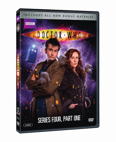 Doctor Who: Series Four: Part One DVD (new) w/ 4 Fridge Magnets
