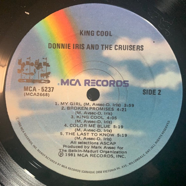 Donnie Iris King Cool - 1981-Pop Rock (Vinyl)