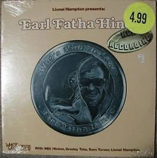 Earl Fatha Hines – Lionel Hampton Presents - 1977 JAZZ (VINYL)