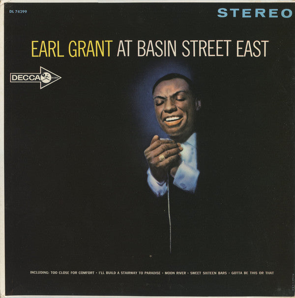 Earl Grant – Earl Grant At Basin Street East 1962 - Jazz, Blues, Pop (vinyl)