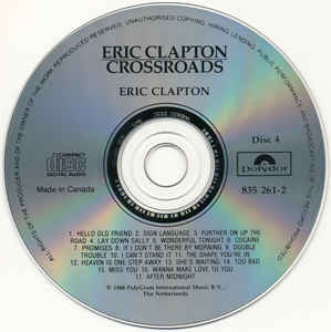 Eric Clapton – Crossroads -1988- Rock, Blues Style: Classic Rock ( 4 CD Set) With Booklet