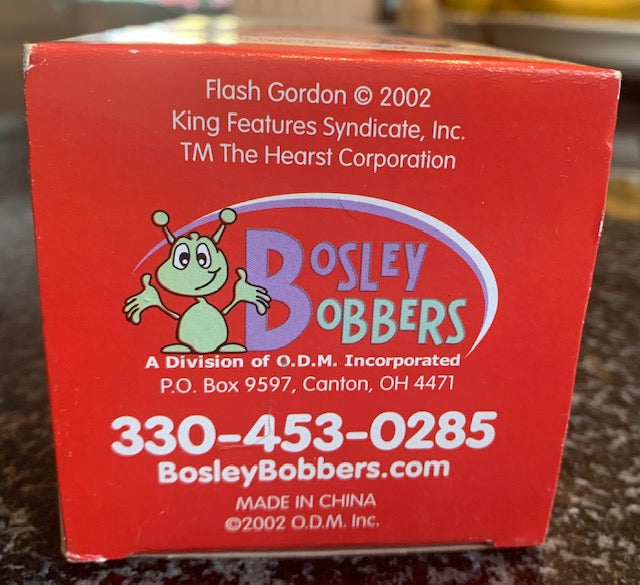 BOSLEY BOBBER FLASH GORDON BOBBLE HEAD LIMITED EDITION BRAND NEW * LONG RETIRED* New