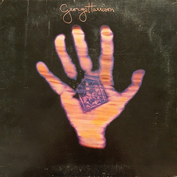 George Harrison – Living In The Material World-1973- Pop Rock, Folk Rock (vinyl) NOTE ~ Spline Damaged Cover