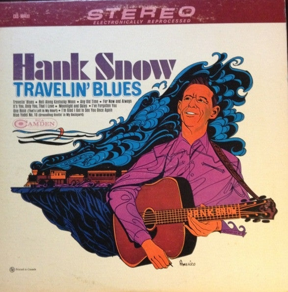 Hank Snow – Travelin' Blues 1968 Folk Country (vinyl)