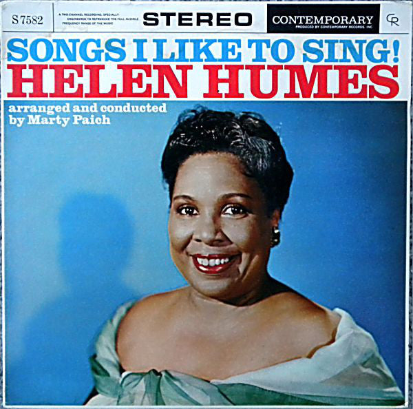 Helen Humes – Songs I Like To Sing! - 1984 - Jazz, Blues (vinyl)