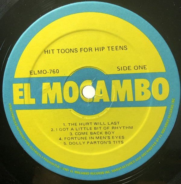 Hit Toons For Hip Teens! -1981-New Wave, Punk ( Very Rare Vinyl) Straight Eight ,Bill & The Bills,Goddo ++