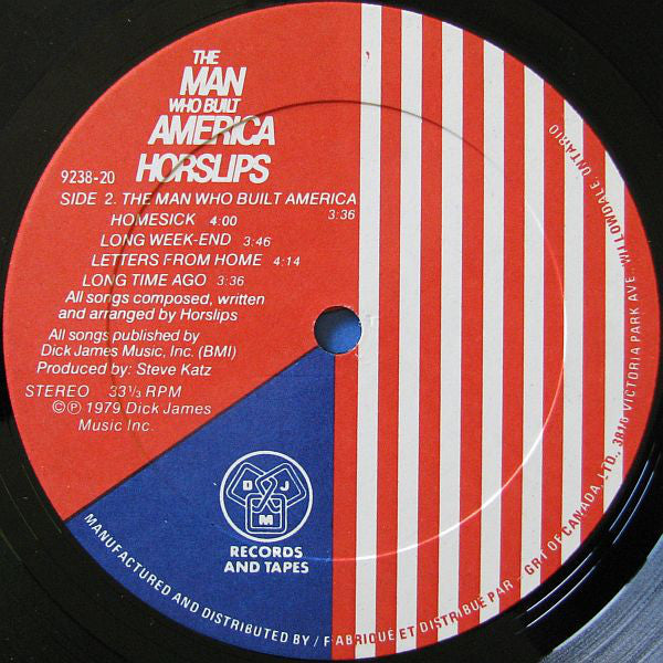 Horslips – The Man Who Built America -1979- Folk Rock, Classic Rock (vinyl)