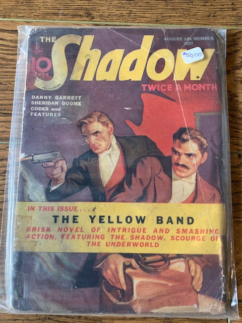 The Shadow 1937 Aug  Pulp Magazine