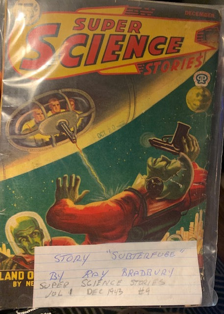 Super Science Stories 12/1943-Popular-Canadian-Ray Bradbury Pulp Magazine