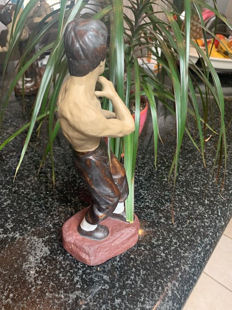 Bruce Lee Statue, Fu Shon City, Lau Au San Shiwan Sculpture, Enter The Dragon ( 1 of 3 in separate listings )