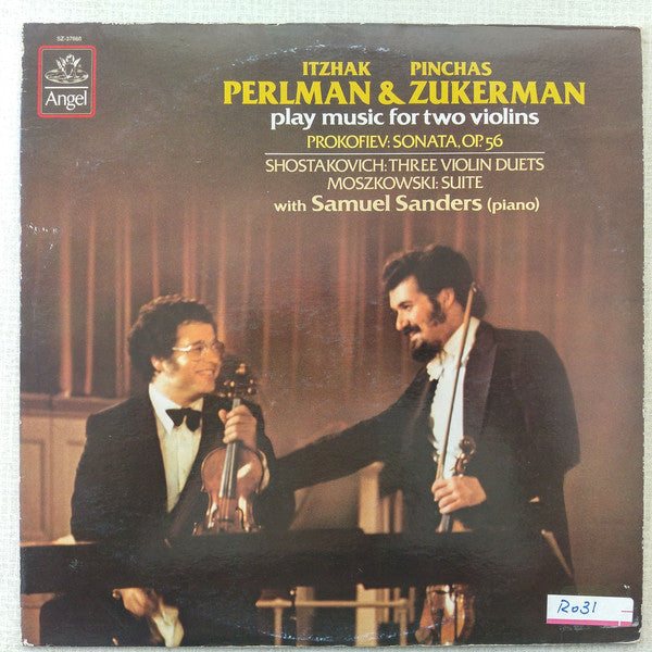 Itzhak Perlman & Pinchas Zukerman – Play Music For Two Violins -1980 Classical (vinyl)