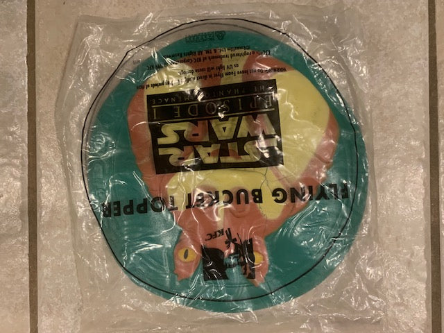 1999 Star Wars Episode 1 Phantom menace, KFC Flying Bucket Topper, Jar Jar Binks