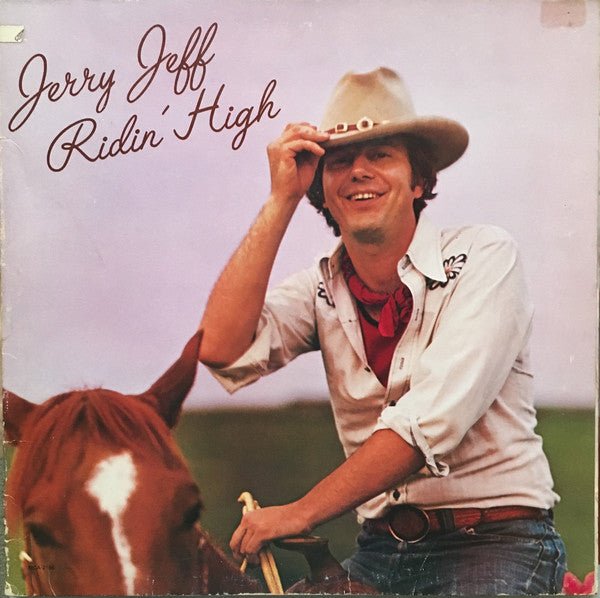 Jerry Jeff – Ridin' High - 1975- Folk, Country, Country Rock (vinyl)