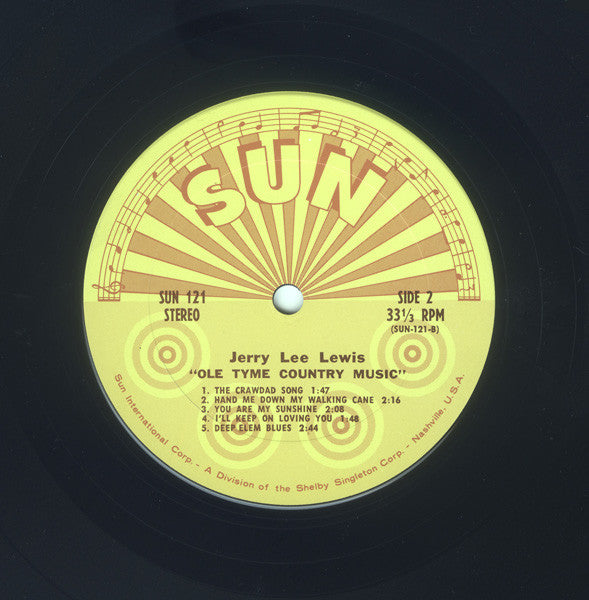 Jerry Lee Lewis – Ole Tyme Country Music - 1970-Country, Folk (vinyl)