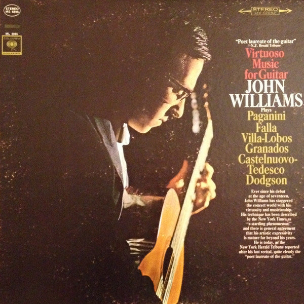John Williams – Virtuoso Music For Guitar- 1965- Classical (vinyl)