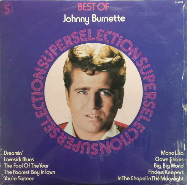 Johnny Burnette – Best Of- 1976 - Rockabilly (vinyl)