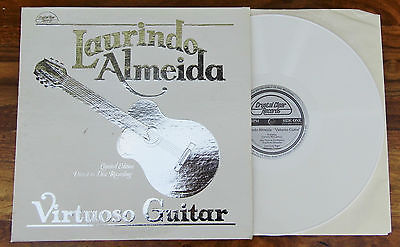 Laurindo Almeida – Virtuoso Guitar -1977 Jazz- Vinyl, 12", 45 RPM, Limited Edition, White Vinyl