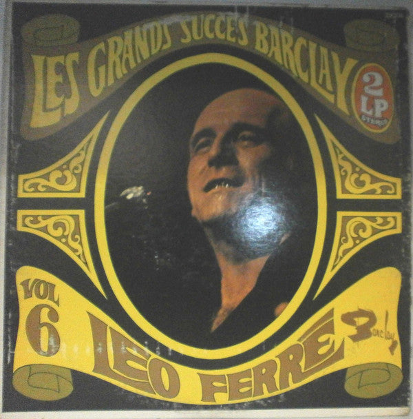 Léo Ferré – Les Grand Succès Barclay Vol. 6 (2 lps) Folk, World, & Country (rare vinyl)