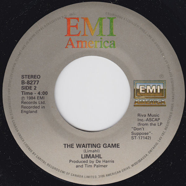 Limahl – Only For Love - 1984 - synth pop -Vinyl, 7", 45 RPM, Single