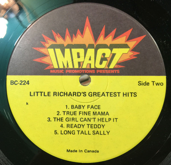 Little Richard – Little Richard's Greatest Hits - 1979- Blues ( Vinyl )