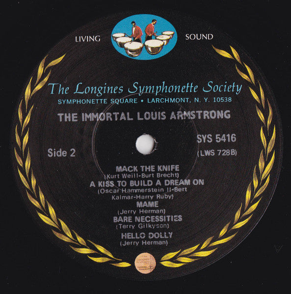 Louis Armstrong – The Immortal Louis Armstrong - 1971- Jazz ( Vinyl )