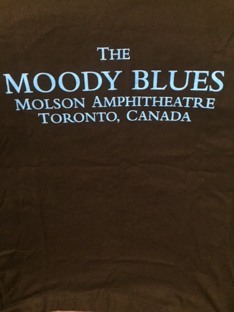 MOODY BLUES T- Shirt - MOLSON AMPHITHEATRE TOUR  ,Toronto  ( Size S )