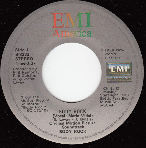 Maria Vidal / Ashford & Simpson – Body Rock / Do You Know Who I Am - 1984-Electronic, Funk / Soul - Vinyl, 7"